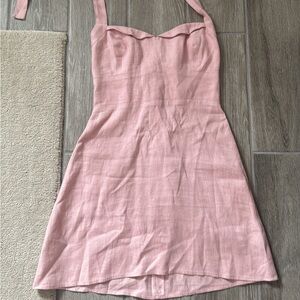 Reformation Dusty Pink Halter Top